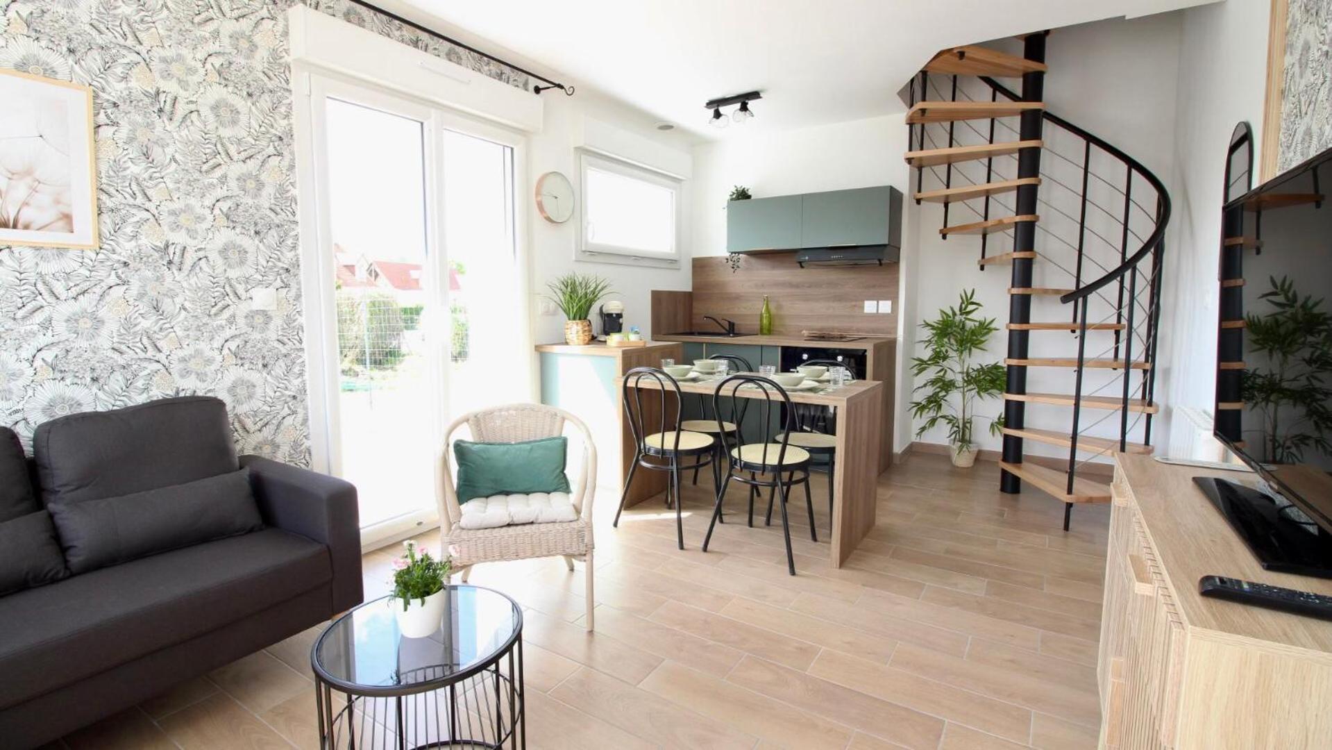 Joli Appartement En Duplex Neuf A Saint-Josse Bagian luar foto